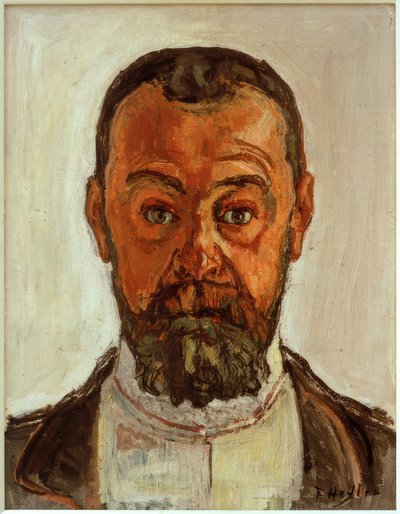 Autoportrait avec les yeux écarquillés II - Ferdinand Hodler